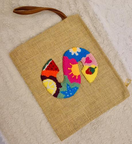 Letter S Medium sized pouch