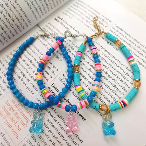 Gummy bear candy anklets-B