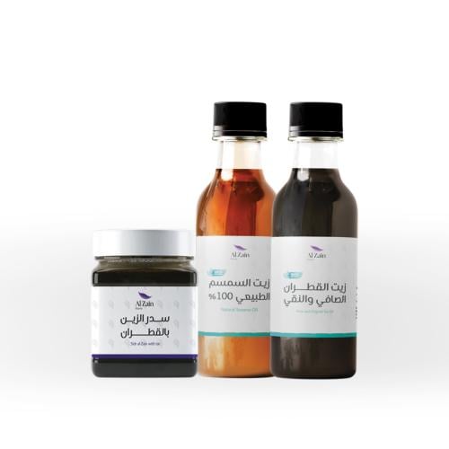 بكج للشعر الغير مصبوغ زيت القطران والسمسم 175 مل م...