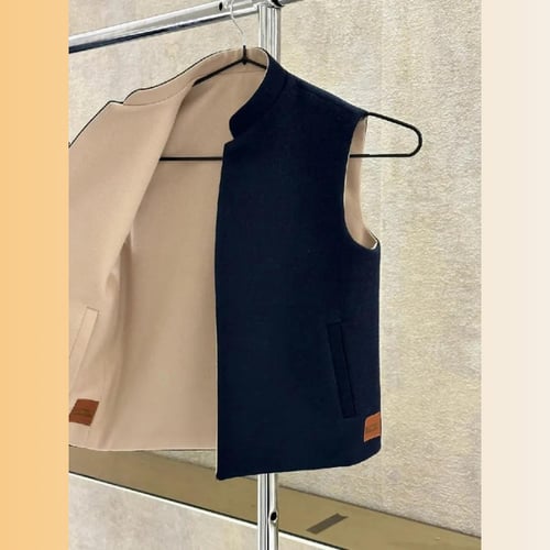 سديري جوخ لون بيج _ كحلي