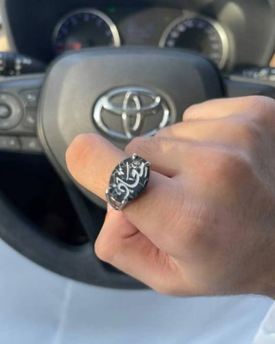 خاتم ملكي رجالي فضة ذو طراز أنيق