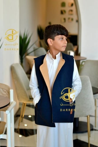 سديري جوخ لون بيج _ كحلي