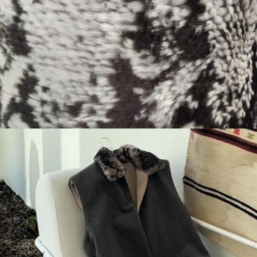 سديري رجالي سنقل فيس قلاب صوف لون فيراني بيج