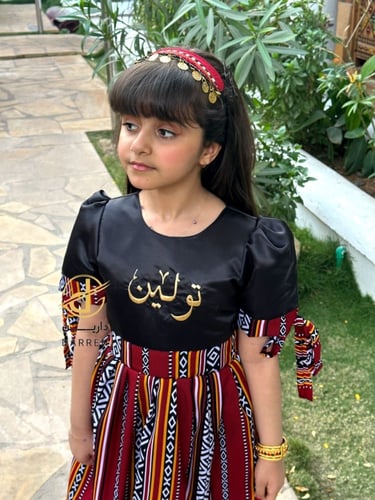 فستان يوم التاسيس سدو تراثي