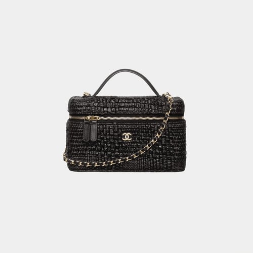 CHANEL – حقيبة LP34 المنسوجة (Woven Box Bag)