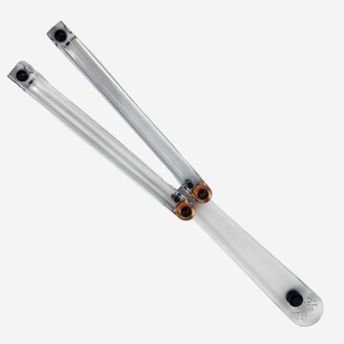 سكين فراشة باليسونق بلاستيك شفاف