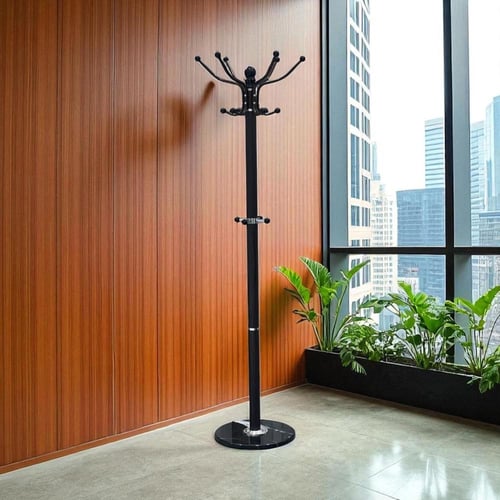 علاقة ملابس بتصميم أنيق وقاعدة رخامية – ارتفاع 175...