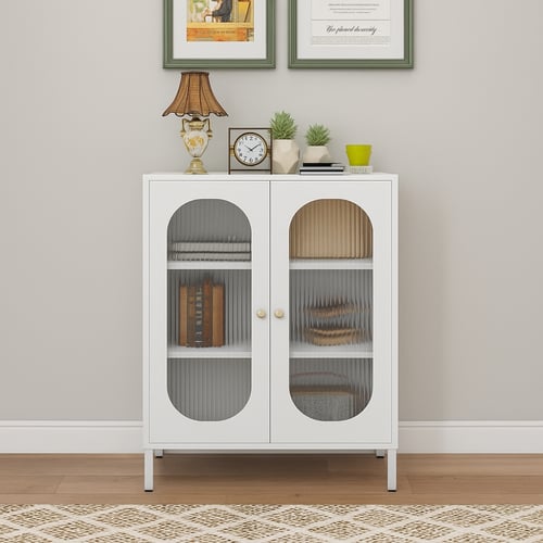 خزانة تخزين حديدية بلونين – متانة وأناقة في كل زاو...