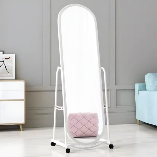 مرآة متنقلة بتصميم عصري – متوفرة باللونين الأسود و...