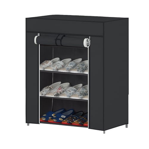 خزانة أحذية قماشية بأربعة أدوار