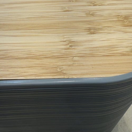 طقم تنظيم حمام 6 قطع بلمسات خشبية