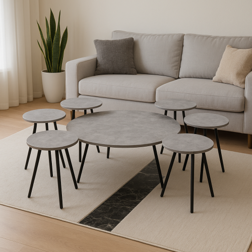 طقم طاولات 7 قطع