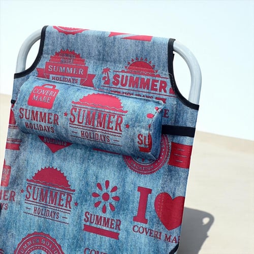 كرسي شاطئ قابل للطي – تصميم صيفي خفيف ومريح