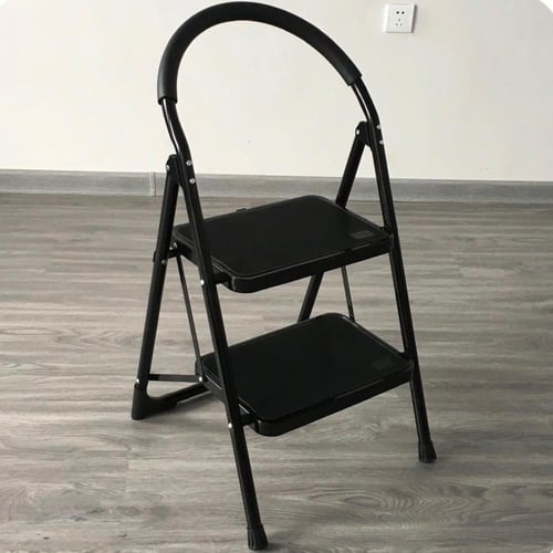 سلم قابل للطي وسهل التخزين 2 دور