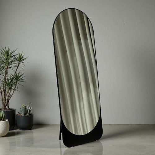 مرآة أرضية بطول كامل بتصميم عصري – قابلة للوقوف أو...