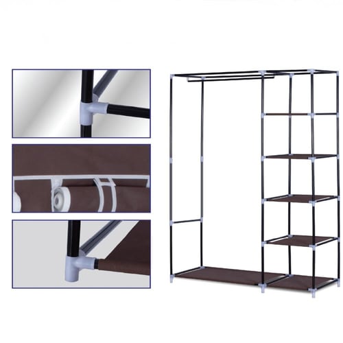 دولاب قماش جهة تخزين + جهة تعليق