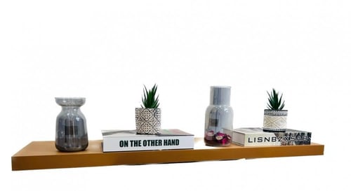 رف معلق بحامل قوي يثبت على الحائط