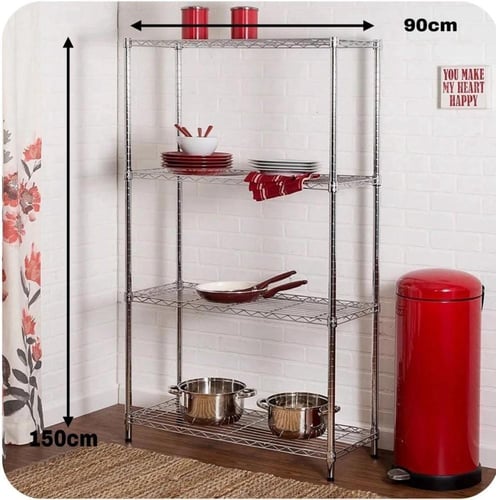 رف استيل متين بتصميم عصري