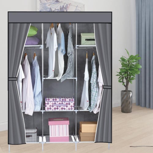 دولاب قماش جهة تعليق + 12 رف