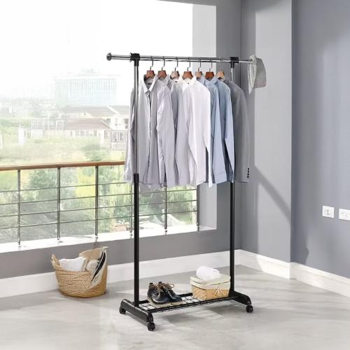 علاقة ملابس متعددة الاستخدامات بعجلات - تصميم عملي...