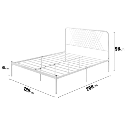 هيكل سرير شكل عصري لون اسود