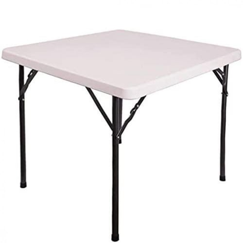 طاولة قابلة للطي بلون ابيض