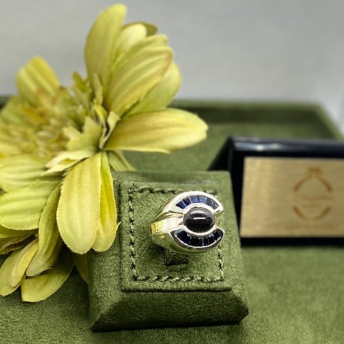 Men's silver ring