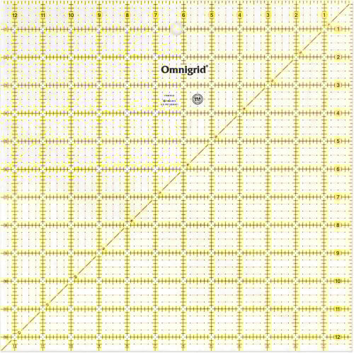 مسطرة Omnigrid (اومنيجريد) 12-1/2 انش × 12-1/2