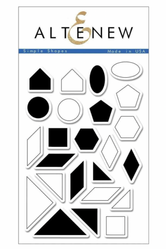 مجموعة ختم الأشكال البسيطة