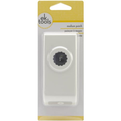 خرامة ورق دائرة بطرف متعرج بقطر 0.75 أنش ،3/4 أنش