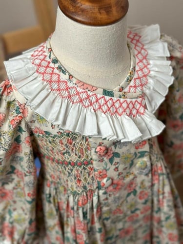 فستان مورد بألوان الخريف