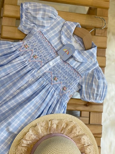 فستان سماوي كاروهات