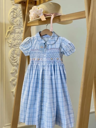 فستان سماوي كاروهات