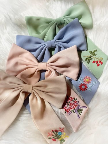 فيونكة حجم كبير - لون وردي