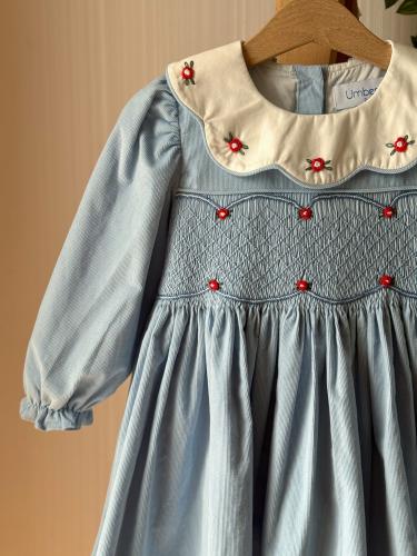 فستان مخملية الثلج