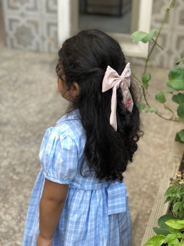 فيونكة حجم كبير - لون وردي