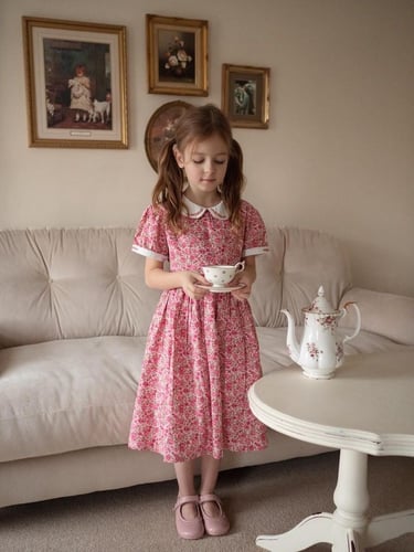 فستان الصيف الوردي