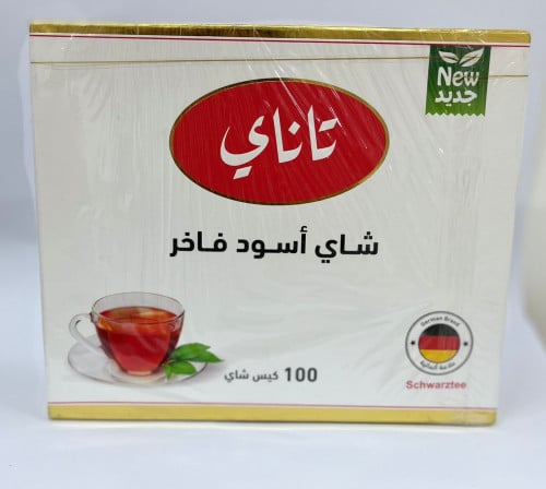 شاي تاناي اسود فاخر100كيس