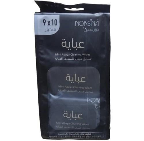 مناديل ميني لتنظيف العباية من نورسين 10×9