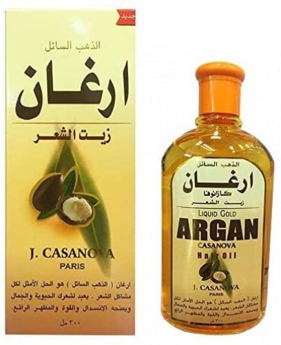 زيت ارغان كازانوفا للشعر 300مل