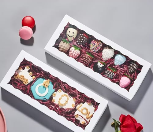 علب ورقيه مستطيله