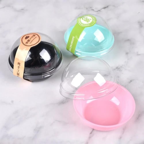 علب بلاستيك كرويه جمله