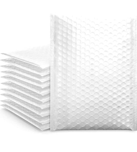 اظرف فقاعات ابيض بالكرتون