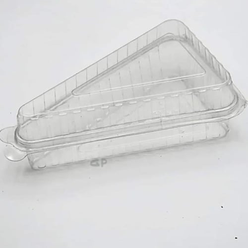 علب مثلثه بلاستيك تشيز كيك