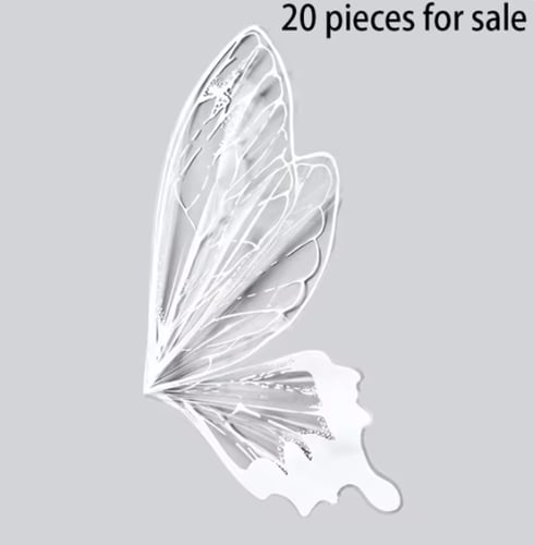 تغاليف ورد فراشه شفاف