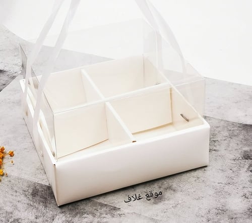 بوكسات مقسمه شفافه