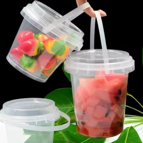 علب بلاستيك بعلاق بمفتاح فك اول مرا