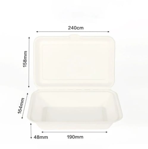 علب وجبات قصب السكر