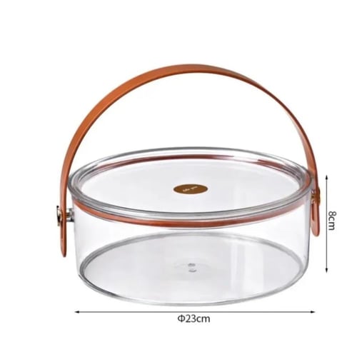 علب اكريلك بجلد