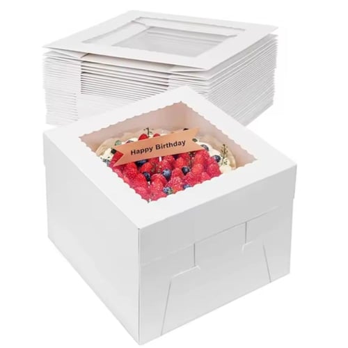 علب كيك ورقيه مرتفعه